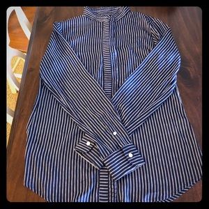 NEVER WORN BR silk Button Up